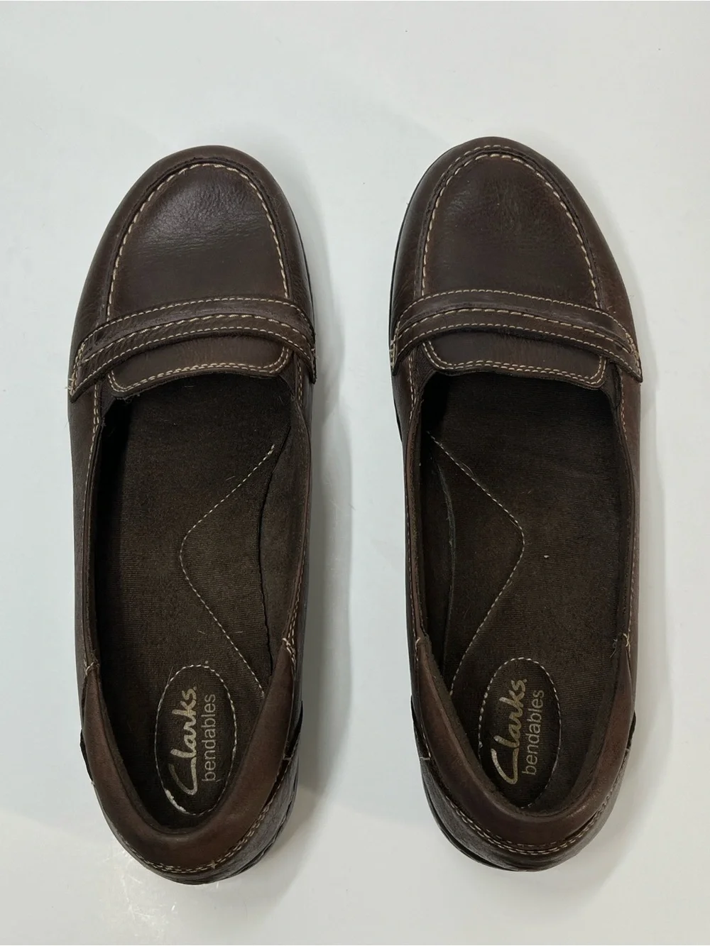 Clarks Women’s Size 11 Brown Slip On Comfort Casual Shoe